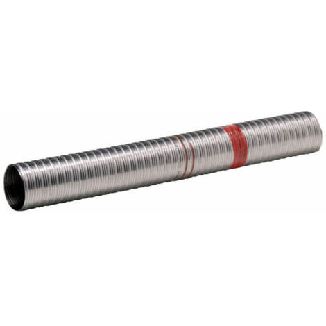 TEN – Gaine flexible inox 180mm – Double feuillard – Pour évacuation gaz, fioul et granulés bois – Norme NF460-19/01