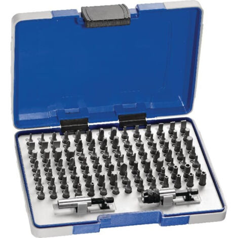 Expert – Jeu d'embouts 1/4' – 100 pièces avec porte-embout magnétique – Embouts Torx, Phillips, 6 pans – Pour vissage précis et rapide (1/4)
