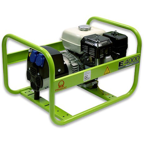 Groupe électrogène 2.6 kW monophasé essence – Démarrage manuel – Autonomie 2.63h – Capacité réservoir 3.1L – Pramac (1/6)