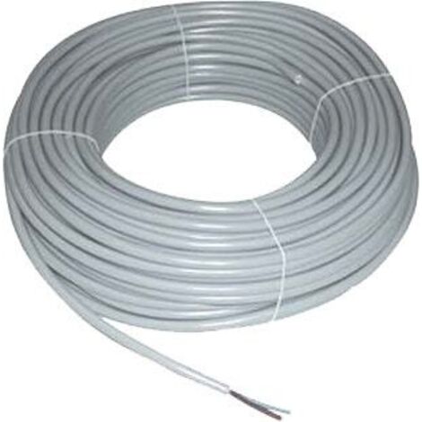 Câble électrique H05 VV-F 4G0,75 mm² gris 50m - CDP