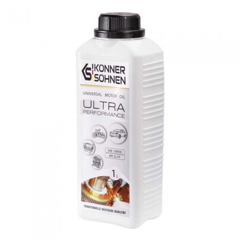 Könner & Söhnen – Huile moteur semi-synthétique 10W-30 1L API SL/CF – Protection moteur supérieure – Économie de carburant – Compatible essence et diesel