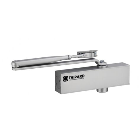 THIRARD - Ferme-porte automatique hydraulique Design force 2 à 4, argent - THIRARD
