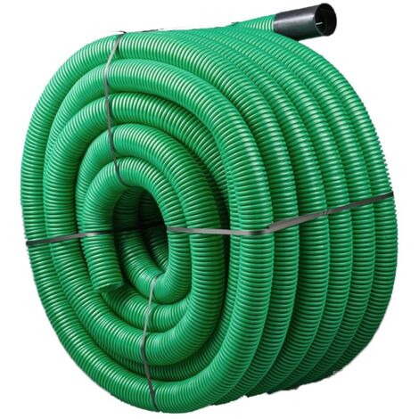 Gaine électrique pour réseaux télécommunications – diamètre 40mm – matériau polyoléfine – couleur verte – indice de protection IP40 – flexible – Jano