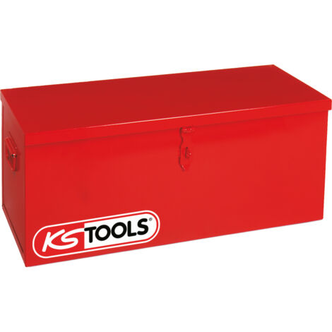 Ks Tools – Coffre de chantier sans plateau 1000 x 480 x 365 mm – Fermetures métalliques – Cadenassable – Poignées renforcées
