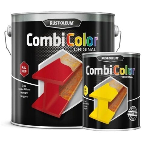 CombiColor® métal - peinture anti-rouille Rust-Oleum - Bleu ral 5010 - Bidon de 2,5 litres