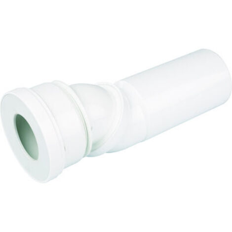 Nicoll – Pipe WC orientable en PVC blanc – Diamètre 85 à 107 mm – Joint à lèvre en élastomère – Installation facile pour chantiers sanitaires - tre85