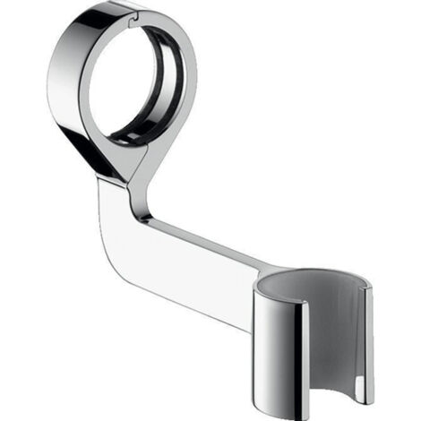 Hansgrohe – Support fixe en métal chromé pour flexible de douche avec écrou conique – Garantie 5 ans – Installation facile (1/3)
