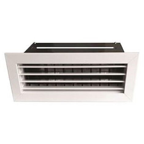 Aldes – Bouche VMC motorisée 12V – Dimensions 200 x 100 mm – Compatible pompes à chaleur T.One – 35700013