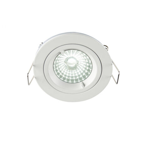 spot encastré à led - rtight - rond - fixe - ip20 - blanc - europole 62400