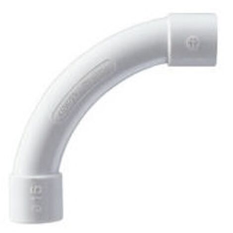 Coude rayon étroit pour tube - 25 mm - gris - GEWISS