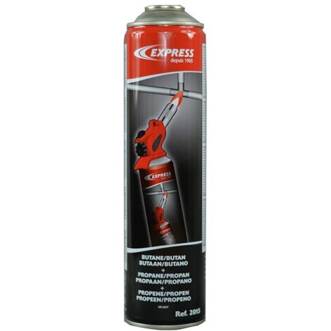 Cartouche de gaz propylène 326g – Autonomie 2h – Pour soudage et découpe à flamme – Haute performance jusqu'à -10°C