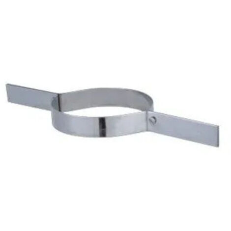 TEN – Collier pour fumisterie inox 125x131 – Résistant aux hautes températures – Pour tubage chauffage – Installation facile