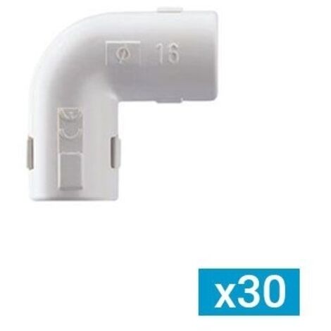 GEWISS COUDE IRL À 90° OUVRABLE POUR TUBE IRL D16 - LOT DE 30 - DX40316