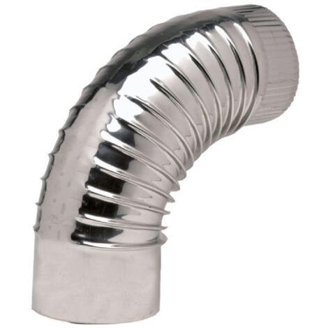 Coude 90° plissé inox 304 Ø153 - Ten