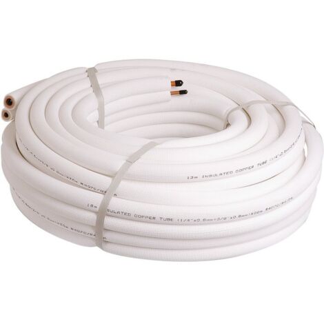 Reynolds – Couronne frigorifique isolée double M1 20M – Tube bi-couche 3/8'' et 5/8'' – Cuivre désoxydé pour systèmes de climatisation