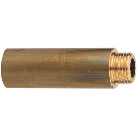 Rallonge droite laiton à visser L 100 MF - 3/4' (20x27mm) - Adrien Riquier