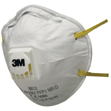 3M – Masque de protection FFP1 anti-poussière avec soupape – Lot de 10 masques – Norme EN 149:2001 + A1:2009 – Ajustement ergonomique