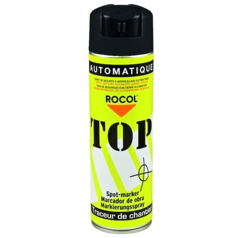 Traceur de chantier TOP AUTOMATIQUE - noir - 500 mL - ROCOL