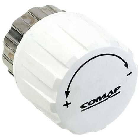 Comap – Commande manuelle M30 – Écrou métal à visser – Hauteur 40mm – Longueur 40mm – Pour robinets thermostatiques