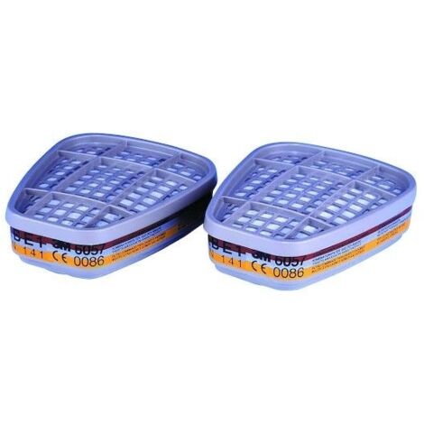 Filtre ABE1 pour masque 3M série 6000 – Protection contre gaz acides et vapeurs organiques – Lot de 2 pièces – Norme EN 14387