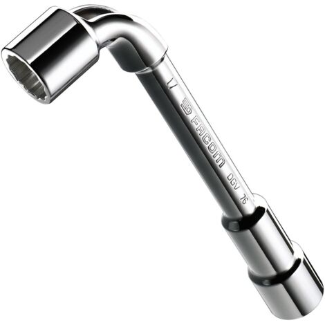 Clé à pipe 20mm débouchée forgée 12 pans x 6 pans métrique - Facom