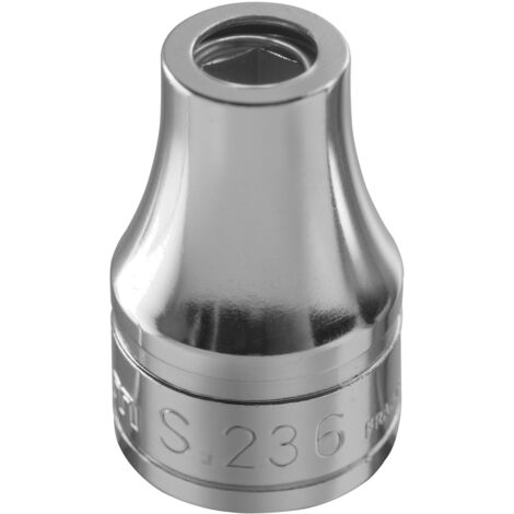 Facom – Adaptateur pour embouts 3/8' – Douille avec jonc de retenue – Compatible 5/16' – Chrome brillant pour durabilité accrue