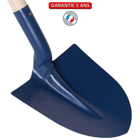 OUTILS PERRIN Pelle à terre, ronde, fortification 29 sans manche, outil à main pour le maçon et le BTP