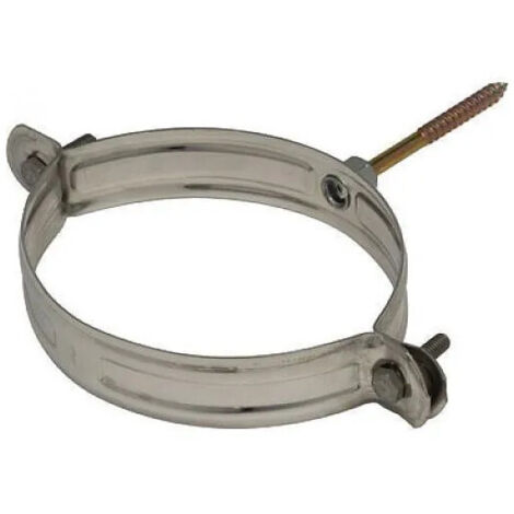 TEN – Collier de serrage inox 139mm – Fixation conduits fumée fioul/gaz – Installation sécurisée tous combustibles – Tous les 2m50