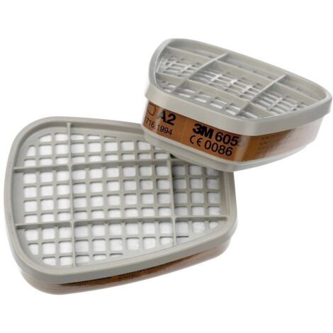 Filtres antigaz et antivapeur série 6000 A2 – Protection respiratoire en environnements industriels – Compatible avec masques 3M