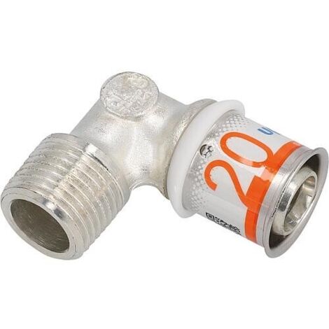 Coude 90° inox à sertir S-Press Plus MF - 16mm 1/2' (15x21mm) - Uponor (1/2)