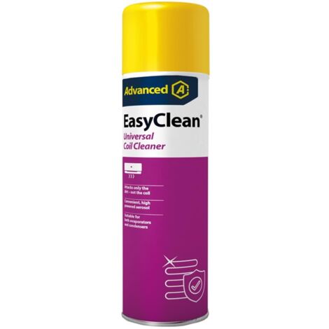Aspen Pumps – Nettoyant aérosol EasyClean 600 mL – Nettoyage évaporateurs et condenseurs – Formule puissante sans endommager les serpentins