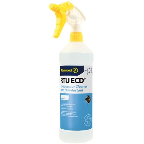 Aspen Pumps – Nettoyant et désinfectant évaporateur 1 L – Formule QX-60® – Tue 99.9 % des microbes en moins d'une minute – Performance énergétique améliorée (1/3)