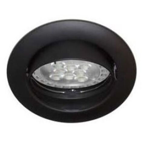 Luminaire interieur collerette orientable 50W noir KSA 1012 - Indigo (1/5)