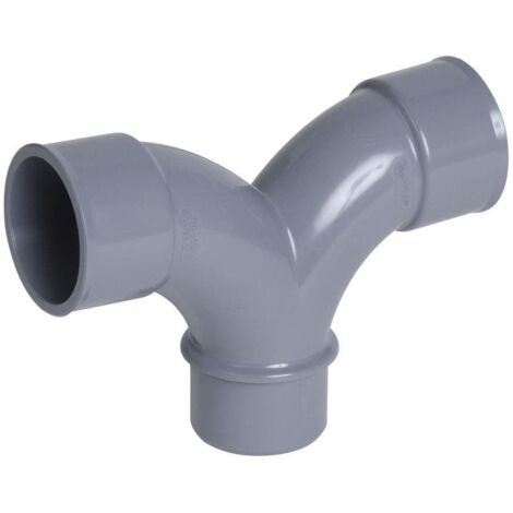 Coude double PVC MF 87°30 diam 50mm à coller - Nicoll