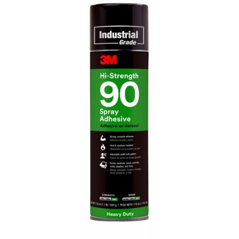 Colle aérosol haute performance 3M™ Scotch-Weld™ 90, Blanc, 500 mL - 3M