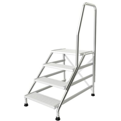 Marchepied Modul Aluminium 4 marches + 1 rampe - Tubesca (1/2)
