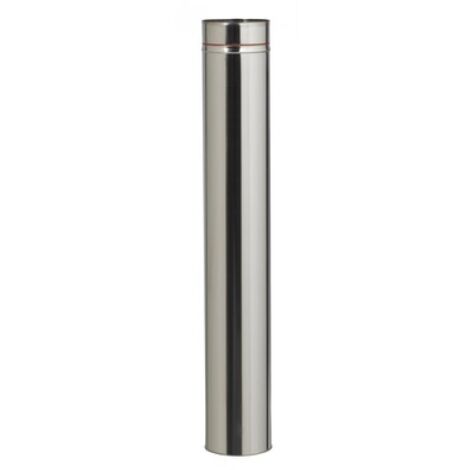 Tuyau rigide Inox 304 diamètre D.111mm Longueur 1m Tous combustibles TEN 601111
