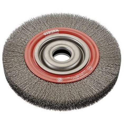 Brosse ronde en laiton en fil ondulé Ø 0,30 mm (178x32x43 )  Osborn 9902566461