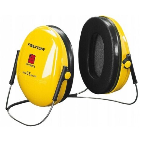 Casque Anti-bruit 3m™ Peltor™ Modèle Optime™ I, Jaune, Type Serre-nuque Et Permettant De Retirer Un Casque De Sécurité Ou Une Vi