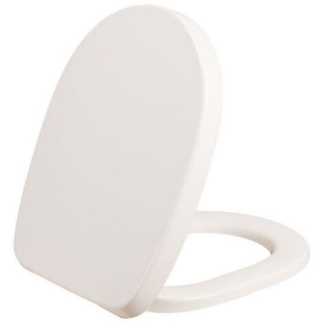 Ideal Standard – Siège de WC Wrapover avec abattant en thermodur blanc – Charnières inox avec fermeture ralentie – Fixation déclipsable – E712701 (1/10)