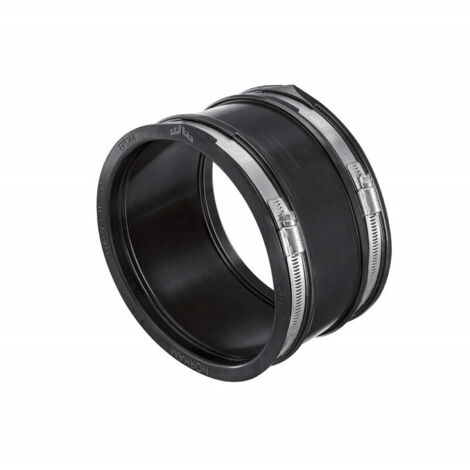 Norham – Raccord droit PE Flex-Seal Plus DC 0,6 Bar – Manchon souple en EPDM – Pour réseaux basse pression – Diamètre 85/100 mm