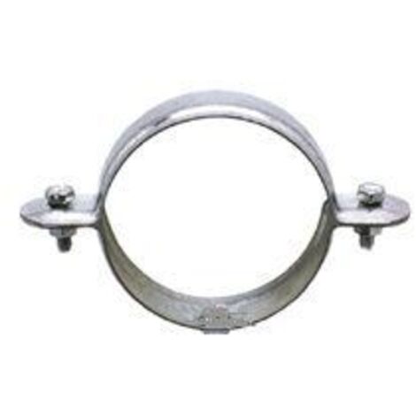 Finish – Collier de fixation murale en tôle galvanisée – Diamètre 7X150 mm – Fixation durable pour descentes de gouttière – Lot de 100