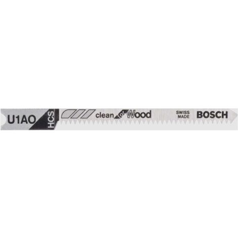 Bosch 2608637724 Lame de scie sauteuse U 1 AO HCS 3 pièces