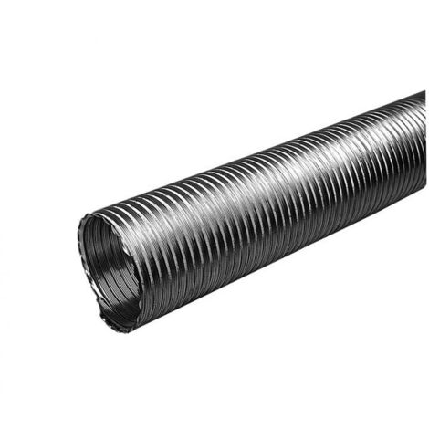 Atlantic – Gaine VMC flexible en aluminium 125mm – Longueur 3m – Totalement ignifuge M0 – Température d'utilisation -30°C à +300°C