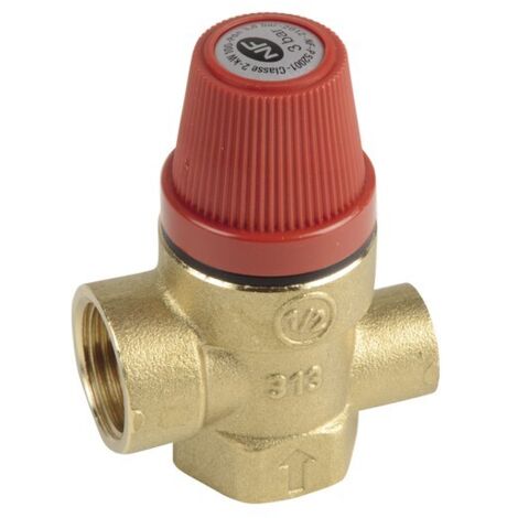 Atlantic – Vanne papillon 1/2" raccord 2 – Pour circuits hydrauliques – Usage professionnel – Emballage constructeur
