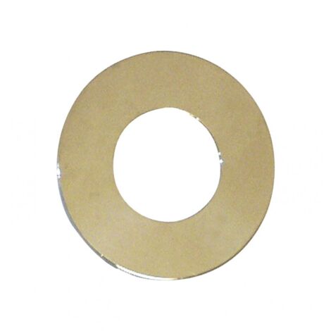 Presto – Rosace plate en laiton nickelé chromé 15x21 cm – Compatible modèles 504 et 504S – Finition esthétique pour appliques murales
