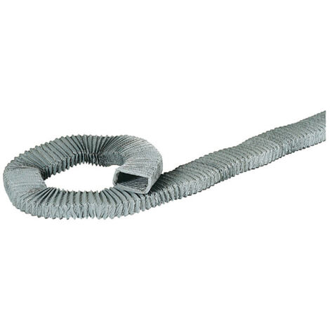 Atlantic – Conduit rectangulaire souple PVC D125mm – Longueur 10m – Spirale de renfort pour meilleure tenue – Pour réseaux VMC - Lg10m