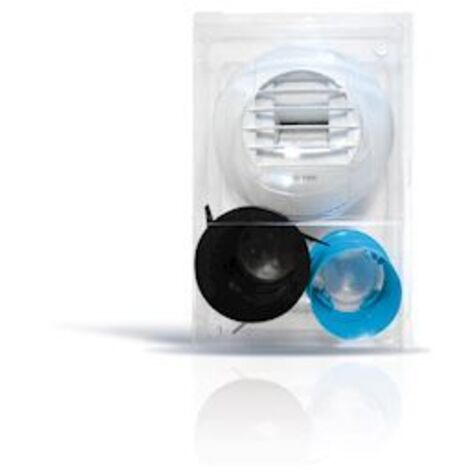 Atlantic – Bouche VMC hygroréglable Twist & Go BHB 15/45 diamètre 80 mm – Extraction intelligente pour espaces confinés – Technologie de régulation (1/4)