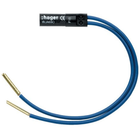 lampe - bleu - 250 volts - hager ateha - hager wja690