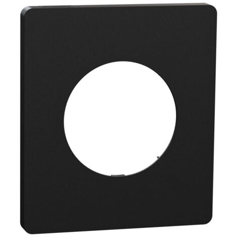 Plaque Odace Noir Onyx Architecte 1 poste (S940802) (1/3)